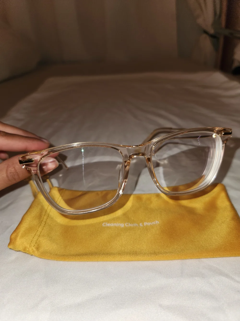 Rose Gold Square Frame Prescriptuon Glasses - EyeBuyDirect